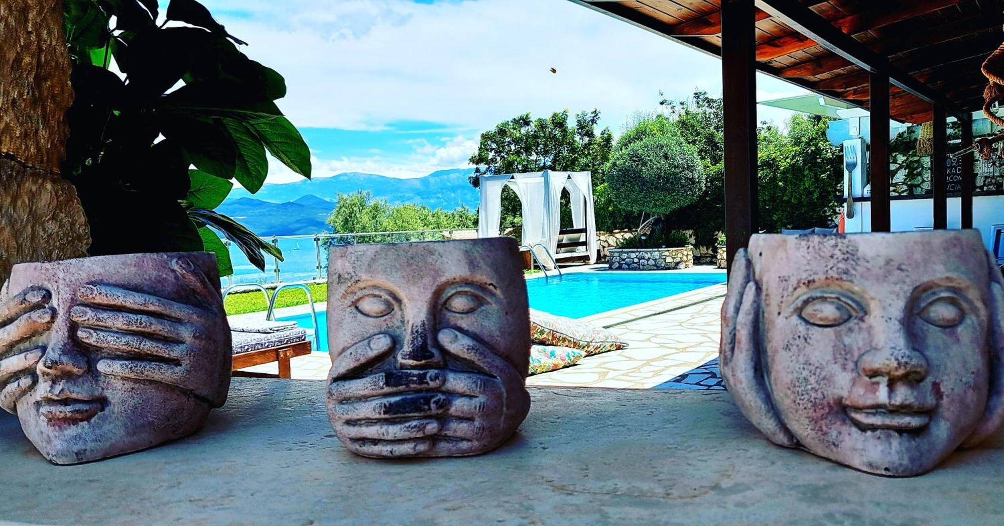Luxury Villa Athina Nikiana Bagian luar foto