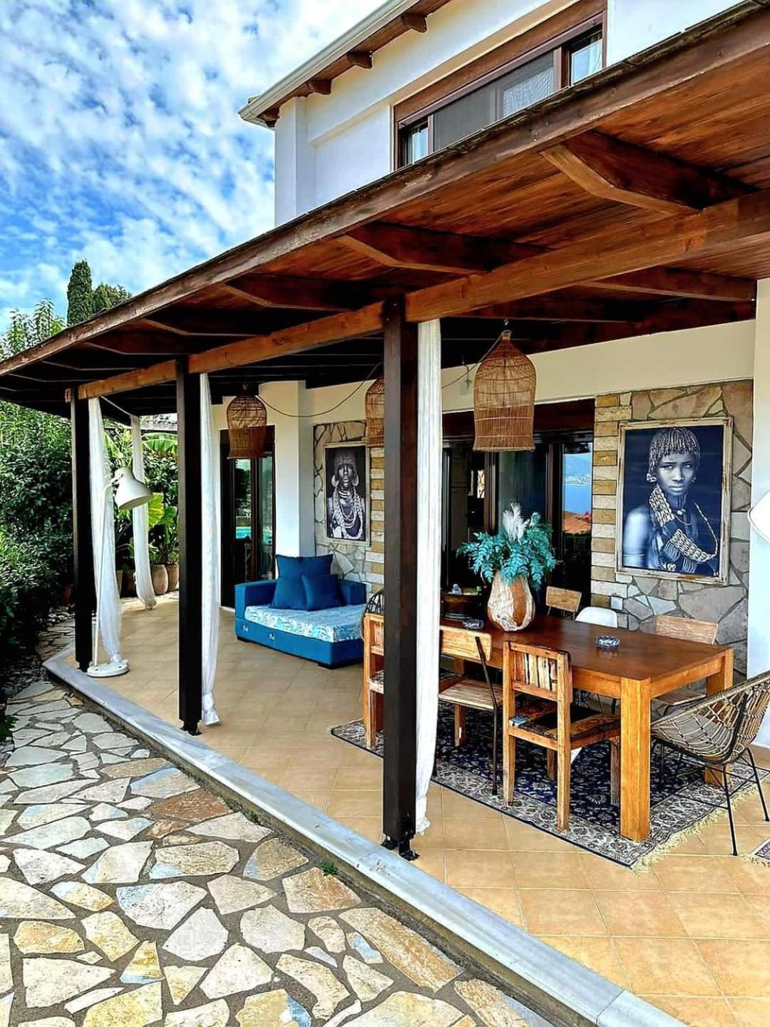 Luxury Villa Athina Nikiana Bagian luar foto