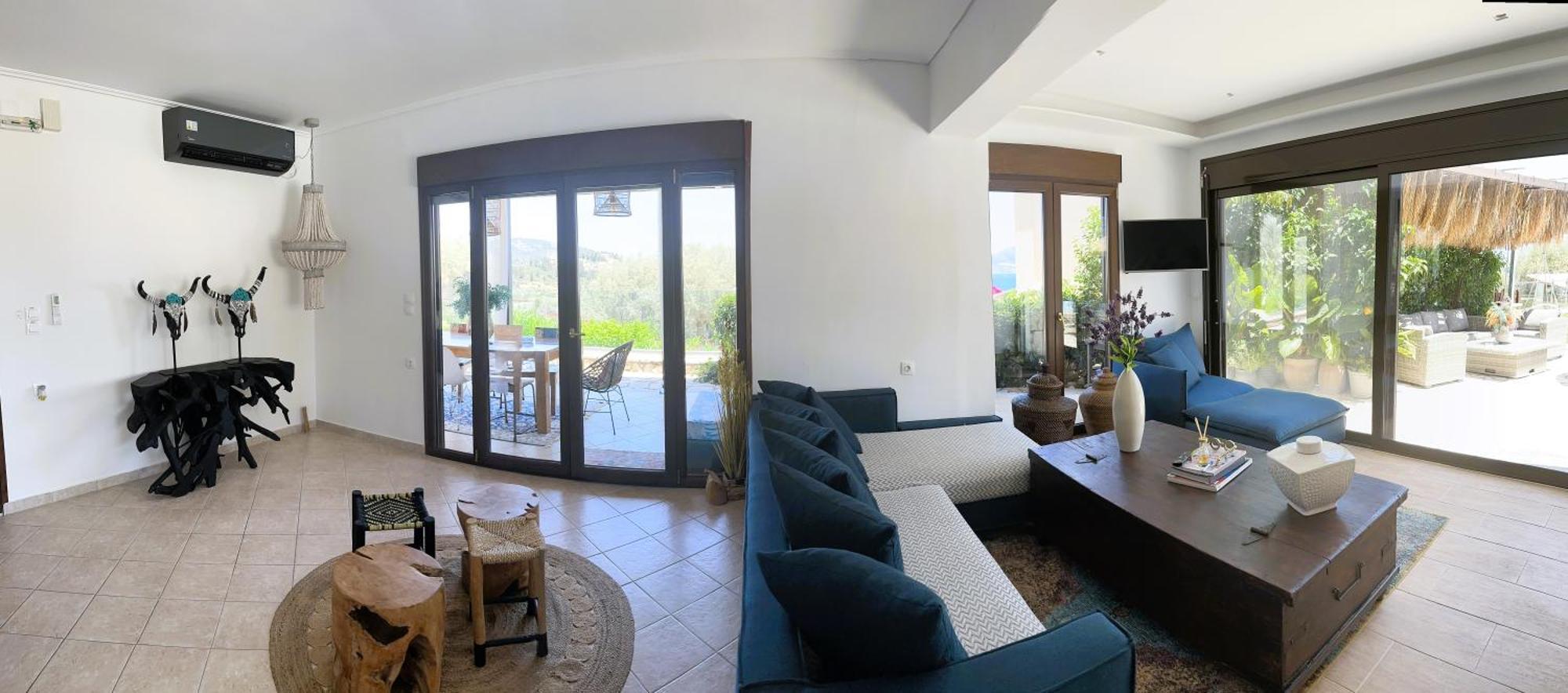 Luxury Villa Athina Nikiana Bagian luar foto