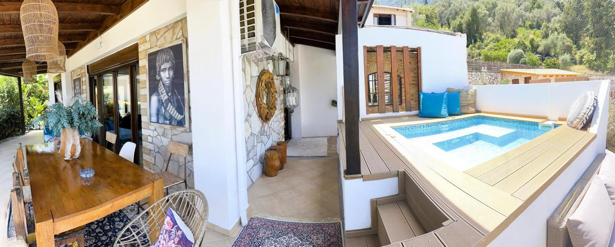 Luxury Villa Athina Nikiana Bagian luar foto