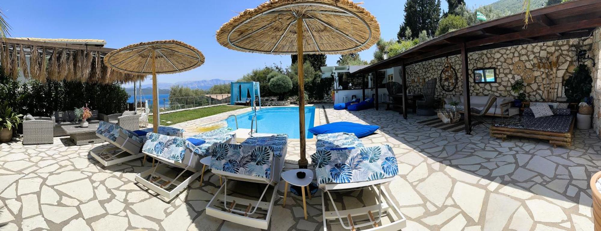 Luxury Villa Athina Nikiana Bagian luar foto