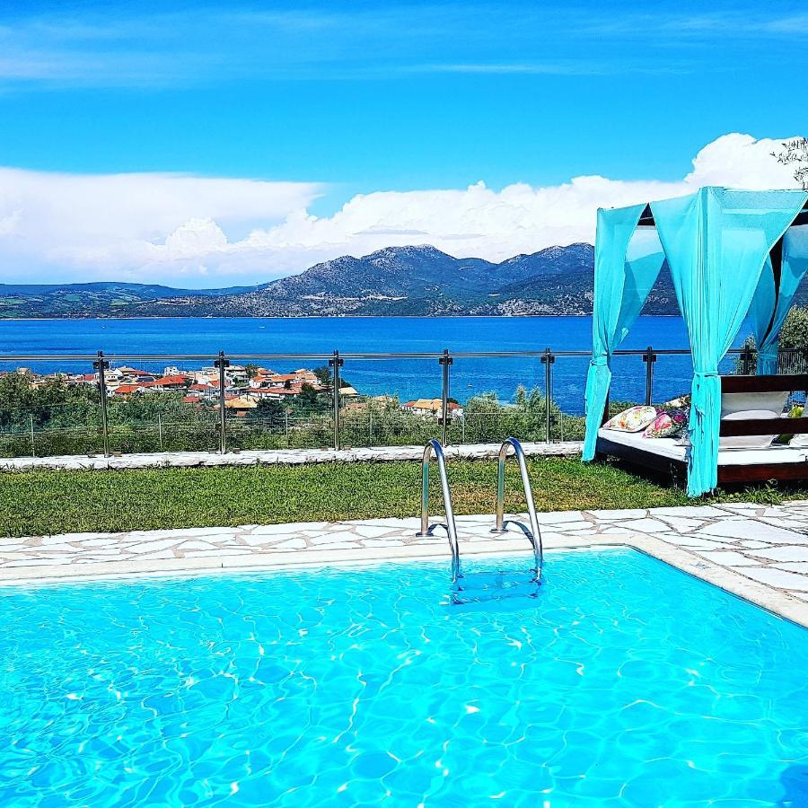 Luxury Villa Athina Nikiana Bagian luar foto